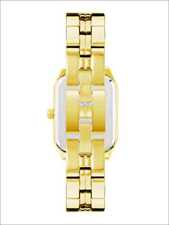 24mm Gold-Tone Crystal Watch with Roman Numerals main image 5
